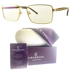 New! Philippe Charriol Pc 75116 C01 Shiny Gold Tortoise Optical Frame Eyeglasses. Price: $161.99.