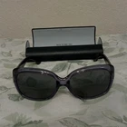 Ray-ban Rb 4101 Jackie Onassis Oval Sunglasses Purple Frame Black Lens Plastic Pre-owned. Price: $200.00.