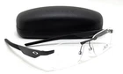 Oakley Steakhouse 1.0 OX3126-0157 Satin Black Rimless Eyeglass Frames 57-17-140 New. Price: $186.95.