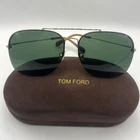 Tom Ford Mackenzie 02 FT0883 30N Shiny Deep Gold/green Square Men's Sunglasses New. Price: $169.00.