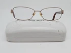 Nine West NW1038 780 Rose Gold Crystal Brown Rhinestone Eyeglasses Frame W/ Case Pre-owned. Price: $22.99.