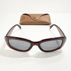 Ray-ban RB4122 Rectangular Sunglasses Red Transparent Case Frames Only Pre-owned. Price: $25.98.