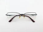 Ray Ban Eyeglasses, Frames Only, Rb 8692 1012, 53-18-140, Black, Half Rim Pre-owned. Price: $39.99.
