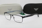 New Emporio Armani Ea 1105 3014 Black Grey Gunmetal Authentic Eyeglasses 54-17. Price: $113.98.
