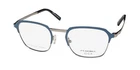 New Oga 10155O Glasses Metal Square BG05 Full-rim Blue 52-21-145 Mens France. Price: $28.31.