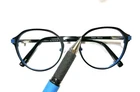 Robert Mitchel Eyeglasses Rm 202215 Black/blue 51-20-140 (tiny Chip) New. Price: $50.00.