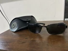 Ray-ban RB3413 002 Sunglasses W/ Case, Black Tinted Prescription Lenses Pre-owned. Price: $100.00.