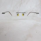 Success Eyeglasses Frame SS-216 Unisex Brown Metal Semi-oval Rimless 46-18-135 Pre-owned. Price: $20.69.