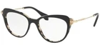 Miu Women Eyeglasses MU01QV ROK1O1 52 Black/gold Frame Demo Customisable New. Price: $179.99.
