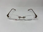 Easyclip EC152 52/17/135 10 Brown Flex Hinge Eyeglasses !O21 New. Price: $28.00.