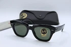 New Ray-ban Rb 2186 State Street 901/31 Black Authentic Sunglasses W/case 49-20. Price: $143.65.