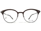 Max Cole Mc 1518 10 Eyeglasses Frames Brown Silver Round Full Rim 50-19-145 New. Price: $29.37.