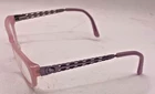 Hello Kitty Frames Only Eyeglasses Transparent Pink / Purple Logo 45-15-130 Pre-owned. Price: $34.88.