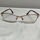 Adrienne Vittadini Av 1236 Rose Gold Eyeglasses Frames 54-16-140 Made Italy Pre-owned. Price: $39.99.