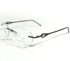 Marchon Airlock Majestic 200 250 Eyeglasses Frames Brown Oval Round 51-18-140 New. Price: $93.59.