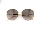 Gucci Sunglasses, GG1017SK 003 CAT.2 Gold, 58-18-145, Metal, Italy Pre-owned. Price: $229.99.