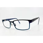 Modz Magnum Titanium Eyeglasses Mens Blue Brown Rectangular Frames 58-19-145 Pre-owned. Price: $39.99.