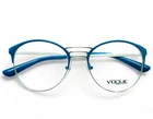 Vogue 4043 5005 Blue Silver Round Authentic Eyeglasses Rx 49-18-135 Brand New. Price: $56.90.