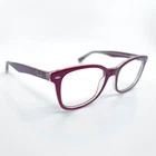 Ray-ban 5285 5738 Clear Burgundy Eyeglasses Frame 53-19-145 Eyewear Pre-owned. Price: $39.99.