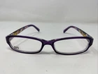 Eyewear 2138 C139 53-16-143 Violet Crystal Full Rim Eyeglasses Frame /W20 New. Price: $32.00.