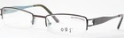 Ogi Mod. 3052B 608 Dark Brown /blue Eyeglasses Frame 48-18-140MM (notes) New. Price: $40.00.