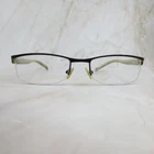 Nine West Eyeglasses Frame 416 0CU2 Women's Brown Rectangular Half Rim 51-18-130 Pre-owned. Price: $14.99.