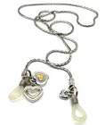 Brighton Eyeglasses Chain Rendezvous Hearts Gold Silver Reading 26 Pre-owned. Price: $25.95.