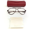 Valentino Eyeglasses Frames V-stud Ii VLX-133C Brn Brown Aviator 59-14.5-142 New. Price: $229.99.