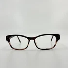 Cole Haan Ch 1012 Burgundy Horn Eyeglasses Frames Full Rim Womens 53-16-135 4430 Pre-owned. Price: $34.99.