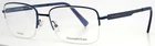 Ermenegildo Zegna EZ5025 091 Matte Blue Mens Rectangle Eyeglasses 57-18-145 B:40 New. Price: $84.99.