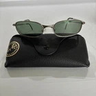 Ray-ban 005/40 Eyeglasses Rectangular Rb 3162 Sleek 52-19 Frames Only Pre-owned. Price: $18.00.