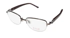 New Elle 13447 Eyeglasses Womens 51-17-135 Metal & Plastic Brown Half-rim. Price: $21.21.