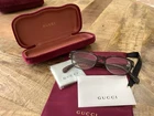 Gucci GG0717O 003 Rectangle Square Grey Demo Lens Women's Eyeglasses 47 Mm New. Price: $155.00.
