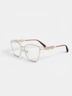 Authentic Salvatore Ferragamo SF2217 Gold Gancini Eyeglass Frames W/ Case New. Price: $109.99.