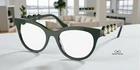 Swarovski SK2025F 1026 Dark Green Demo Lens 54 Mm Women's Eyeglasses New. Price: $93.99.