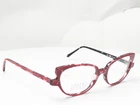 Lafont Gin 6099 Red Striped Women Eyeglasses Frames 50-16-137 New. Price: $249.95.