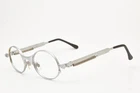 Vintage Avant-garde Eyeglasses Icm 3189 Silver Mashine Steampunk Eyewear 90S Usato. Price: $166.67.
