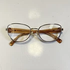 Versace Mod 1246-B 1052 Eyeglasses Frames Only Gold Womens Italy 52-17-135 Pre-owned. Price: $49.99.