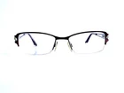 Brendel Burgundy Red Half Rim Rectangular Eyeglasses Germany 902089 60 49 17 135 Pre-owned. Price: $67.50.