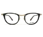Rey Eyeglasses Frames JF2680 0055 Black Gold Cat Full Rim 48-21-140 New. Price: $299.99.