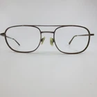 Hilco A2Z87-2 SG-103 Eyeglasses Frame Unisex Dark Brown Metal Full Rim Square Pre-owned. Price: $23.99.