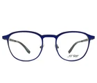 Rey Eyeglasses Frames JF2771 2505 Blue Tortoise Round Full Rim 49-21-147 New. Price: $299.99.
