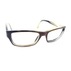 Prada Vpr 06O EAP-1O1 Brown Rectangle Eyeglasses Frames 53-17 145 Italy Designer Pre-owned. Price: $59.99.
