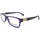 Dolce & Gabbana Eyeglasses Frames DG3228 2677 Purple Gold Rectangular 53-16-140 New. Price: $94.99.