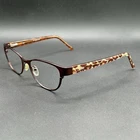 Dea Wf Leora DE-02032 Eyeglasses Frame Choc & Leopard 53-18-140 Used Pre-owned. Price: $19.95.