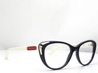 Ralph Lauren RL6182 5729 Navy Blue Cream Women's Eyeglasses Frames 54-17-140 New. Price: $59.95.