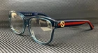 Gucci GG0038ON 012 Blue Transparent Red Women's 54 Mm Eyeglasses New. Price: $215.20.