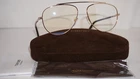 Tom Ford Eyeglasses New Aviator Gold Bridge TF5622-B 028 57 15 145. Price: $135.99.
