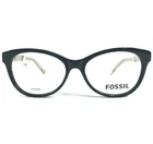 Fossil Eyeglasses Frames FOS6044 Him Black Round Cat Thick Rim 52-16-140 New. Price: $47.73.