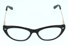 Pair The Ella Blk Acetate Gold Metal Cat Eyeglasses Frames 901 51-16-140 New. Price: $64.95.